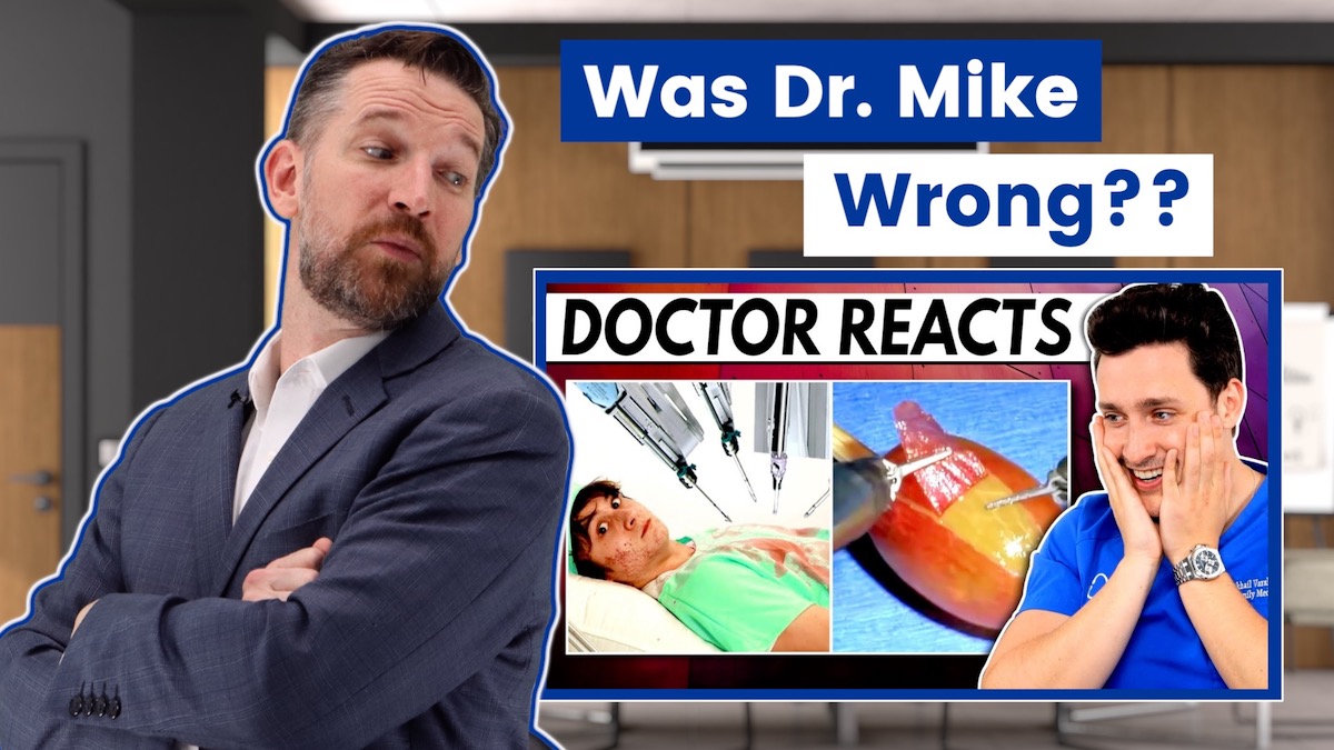 Dr. Rich - Dr. Mike - reacts